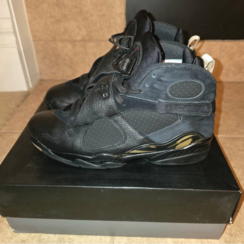 Air Jordan 8 Retro x OVO Black AA1239-045 Authentic Drake Sneakers - Size 10
